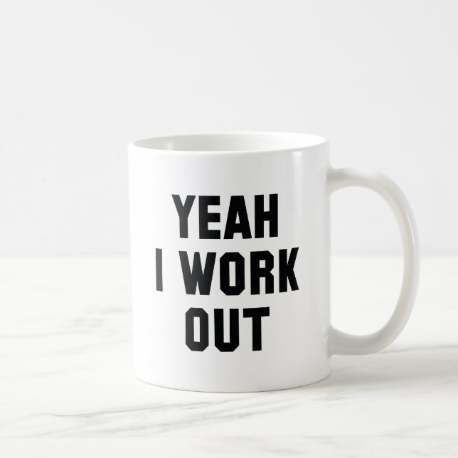 Taza De Café Sí que me ejercito (Derecha)