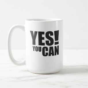 Taza De Café SÍ QUE PUEDES - Diseño de citas positivas motivaci
