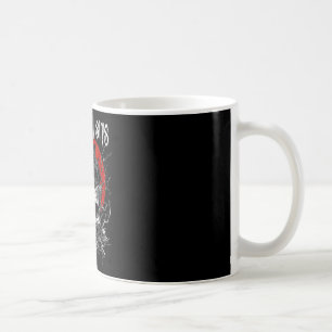 Taza De Café Si queda se sienta cráneo de gato negro gótico hum