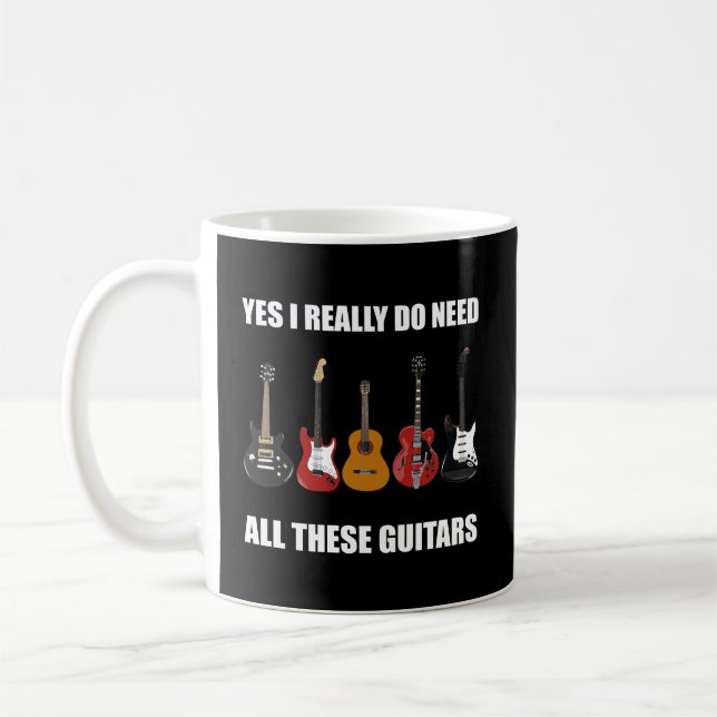 Taza De Café Sí, Realmente Necesito Todo Este Amor Guitarra (Izquierda)
