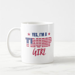 Taza De Café Sí, soy Chica de Trump