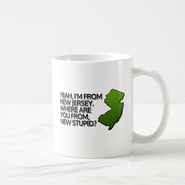 Taza De Café Sí, soy de Nueva Jersey. (Derecha)