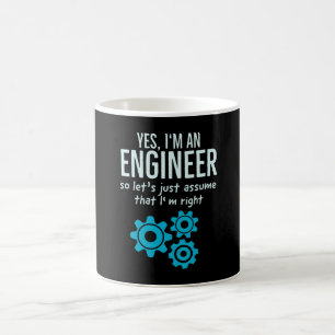 Taza De Café Sí, Soy Ingeniero Técnico Gracioso.