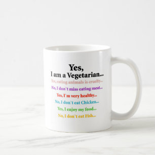Taza De Café ¡Sí, soy un vegetariano!