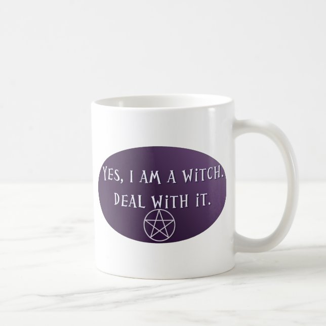 Taza De Café Sí, soy una bruja, ¡limítate! (Derecha)