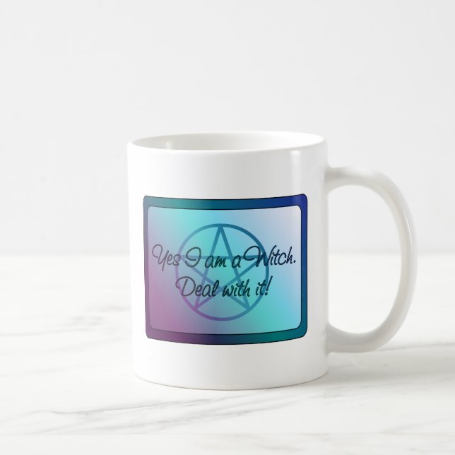 Taza De Café ¡Sí, soy una bruja! ¡Trátenlo! (Derecha)