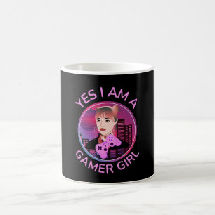 TAZA DE CAFÉ SÍ, SOY UNA CHICA GAMER