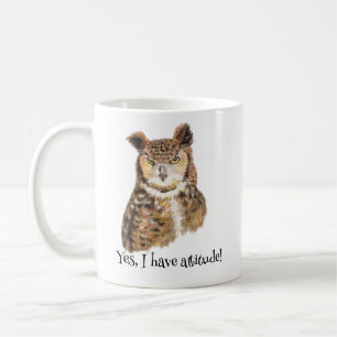 Taza De Café 'Sí, Tengo Actitud' Cita arte para los amantes de