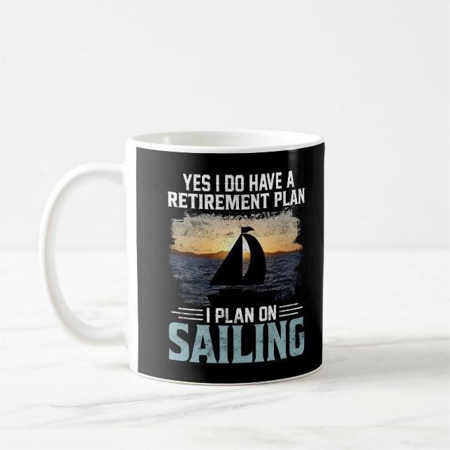 Taza De Café Sí, tengo un plan de jubilación que planeo para na (Izquierda)