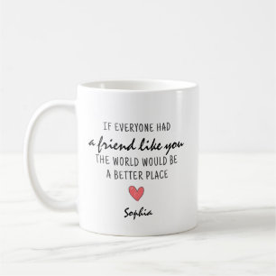 Taza De Café Si Todos Tuvieran un Amigo Como Tú Cita