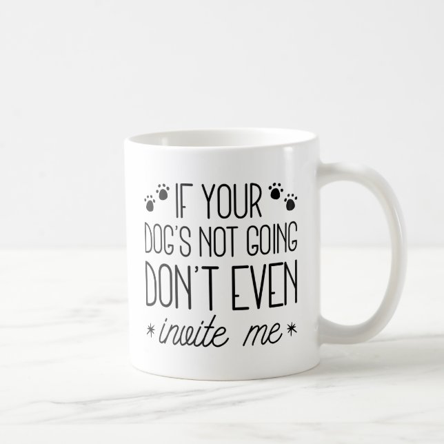Taza De Café Si tu perro no va (Derecha)