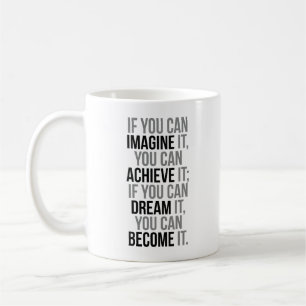 Taza De Café Si usted puede imaginarse lo usted puede
