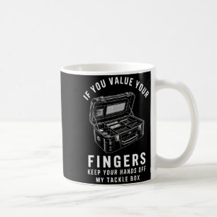 Taza De Café Si Valorás Tus Dedos Caja de Accesorios de Pesca D