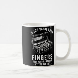 Taza De Café Si Valorás Tus Dedos Caja de Accesorios de Pesca D