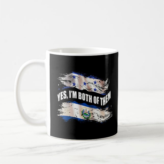 Taza De Café Sí, Yo Soy Catracho Y Salvadoreño (Izquierda)