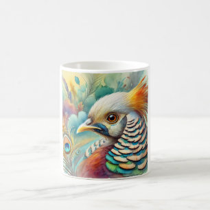 Taza De Café Siamese Pheasant 230824AREF115 - Watercolor