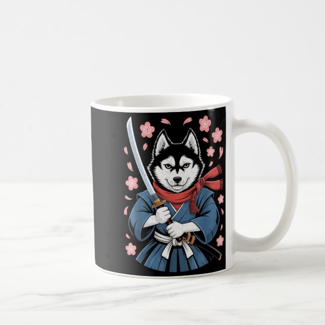 Taza De Café Siberian Husky Dad Cute Japanese Anime Stuff Samur (Derecha)