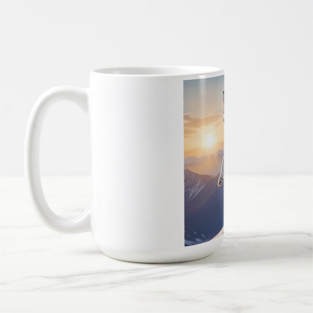 Taza De Café Siberian Husky Elegant Coffee Mug (Izquierda)
