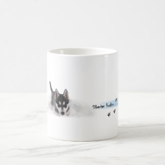 Taza De Café Siberian Husky Puppie