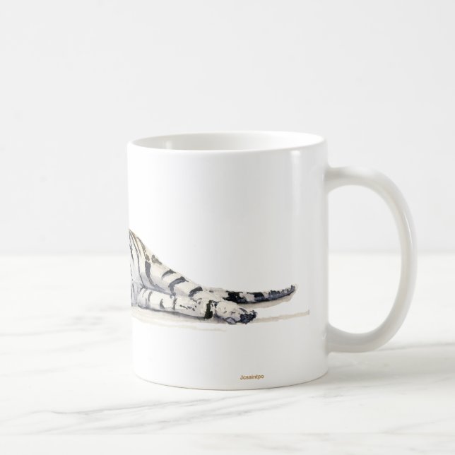 Taza De Café Siberiano/tigre de Bengala (Derecha)