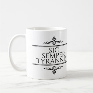 Taza De Café Sic Semper Tyrannis