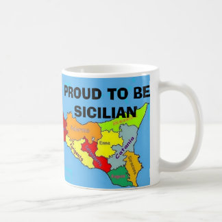 Taza De Café Sicilia, siciliano orgulloso