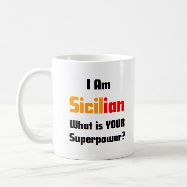 Taza De Café siciliano (Izquierda)