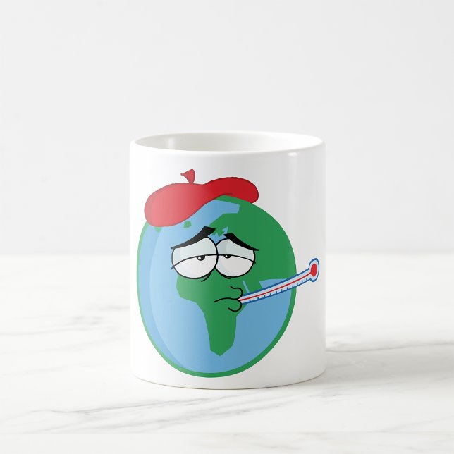 Taza De Café Sick Planet (Subido por el creador)