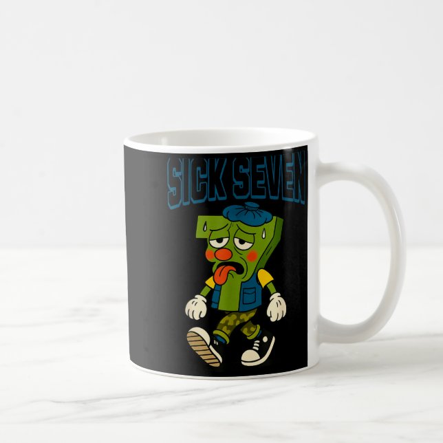 Taza De Café Sick Seven 67 Halloween Costume For Pular Design  (Derecha)