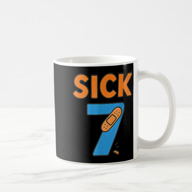 Taza De Café Sick Seven Meme Tee Six Seven Fun Wordplay  (Derecha)