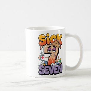 Taza De Café Sick Seven Six Seven 6 7 Divertido 67 Argot de Gen