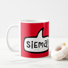 Taza De Café ¡Siema! Hola, hola en polaco, Polska, Polski