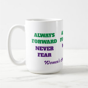 Taza De Café Siempre Adelante Sin Miedo Mes de la Historia de l