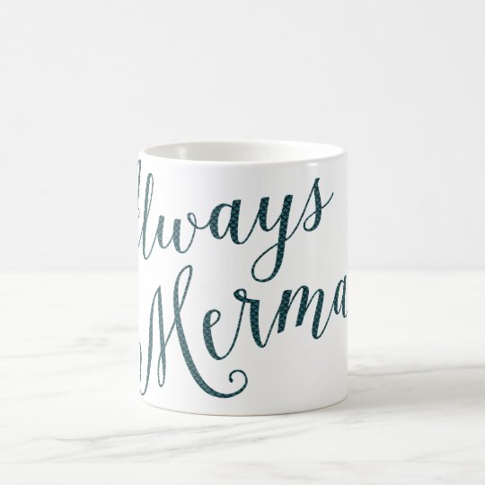 Taza De Café Siempre diseño de la cita de la tipografía de la