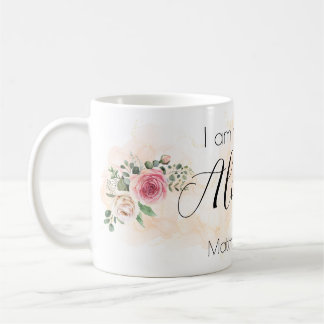 Taza De Café Siempre Estoy Con Ustedes Rosas De Acuarela