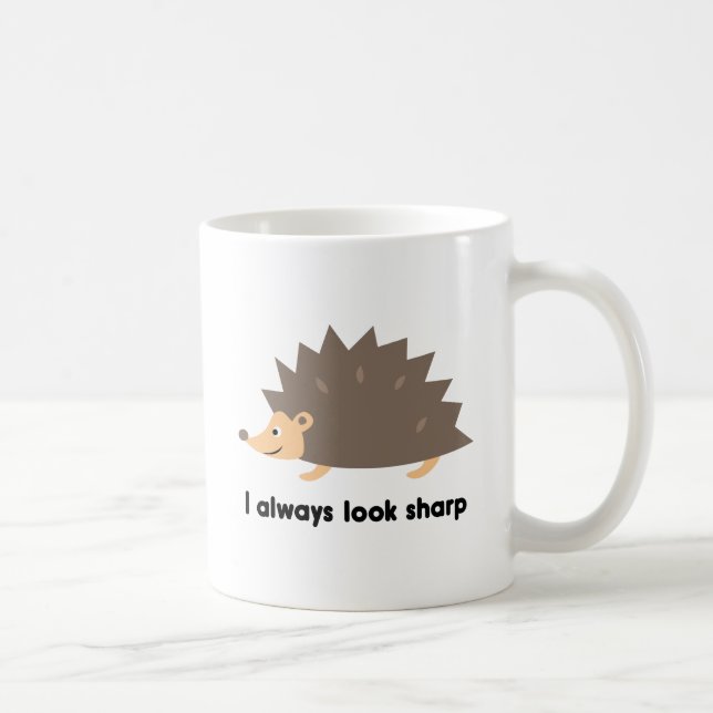 Taza De Café Siempre Parezco Afilado (Derecha)