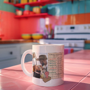Taza De Café Siempre Revisándote Amor de Tarjeta de Bibliotec