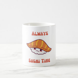 Taza De Café Siempre sushi time kawaii suhi café mug