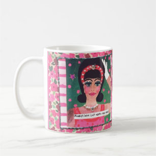 TAZA DE CAFÉ SIEMPRE TARDE PERO DIGNO DEL ATRASAD