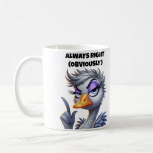 Taza De Café Siempre Tiene Razón Obviamente Mamá