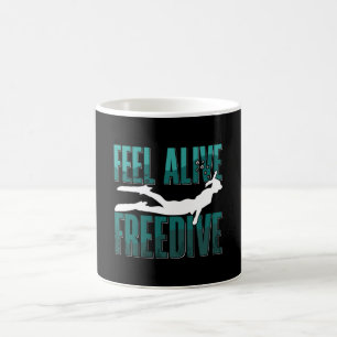 Taza De Café Siéntanse vivos libres y libres de apnea