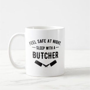 Taza De Café Siéntete seguro de dormir por la noche con un carn
