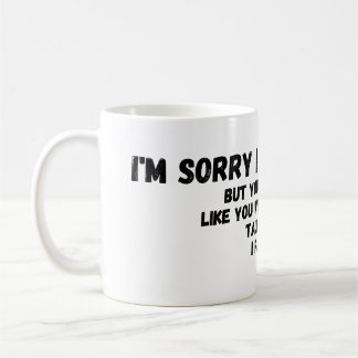 Taza De Café Siento haberte abofeteado