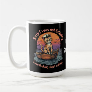 Taza De Café Siento no haber escuchado, estaba pensando en nave