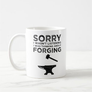 Taza De Café Siento no haber escuchado - Pensando en falsificar