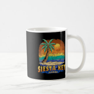 Taza De Café Siesta Key Florida Vintage Distresage Souvenir