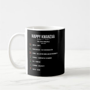 Taza De Café Siete principios de la celebración de Kwanzaa - Fe