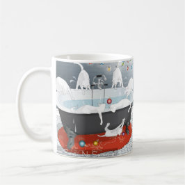 Taza De Café Siete Vías, Sin Nadar... Día festivo