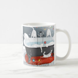 Taza De Café Siete Vías, Sin Nadar... Día festivo