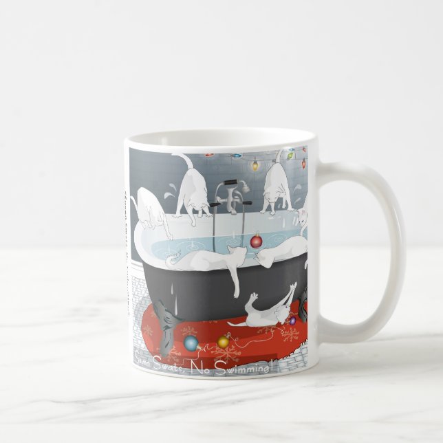 Taza De Café Siete Vías, Sin Nadar... Día festivo (Derecha)